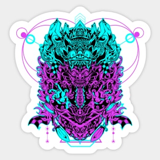 Barong Mask Sticker